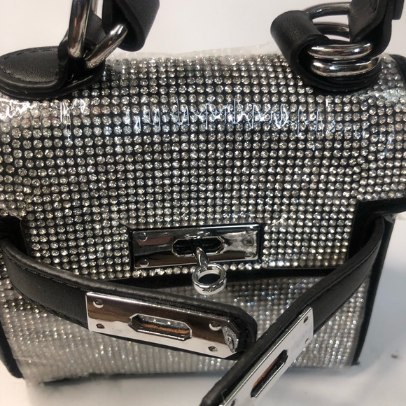 Bags Mini Birkin Style Rhinestone Bag Poshmark